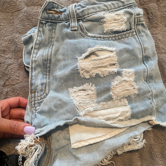 Denim shorts USED. - Picture 2 of 3